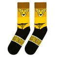 thumbnail image 5 of Cool Socks, Wild African Safari, Jungle Animal Design Fun Socks for Men, Cheetah, 5 of 6