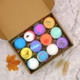 thumbnail image 5 of Jinsinto Bath Bombs Gift Set 12 Pcs Shea & Coco Butter Dry Skin Moisturize, Perfect For Bubble Spa Bath, 5 of 5