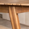 thumbnail image 2 of Noble House Perry Indoor Acacia Wood Dining Table, Teak Finish, 2 of 5