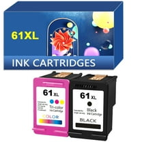 61 61XL Ink Cartridges Compatible with HP DeskJet 1000 1010 1050 1510 2000 2050 2510 2540 3000 3050 3060 3510 Envy 4500 5530 OfficeJet 2620 4630 series Printer,2-pack