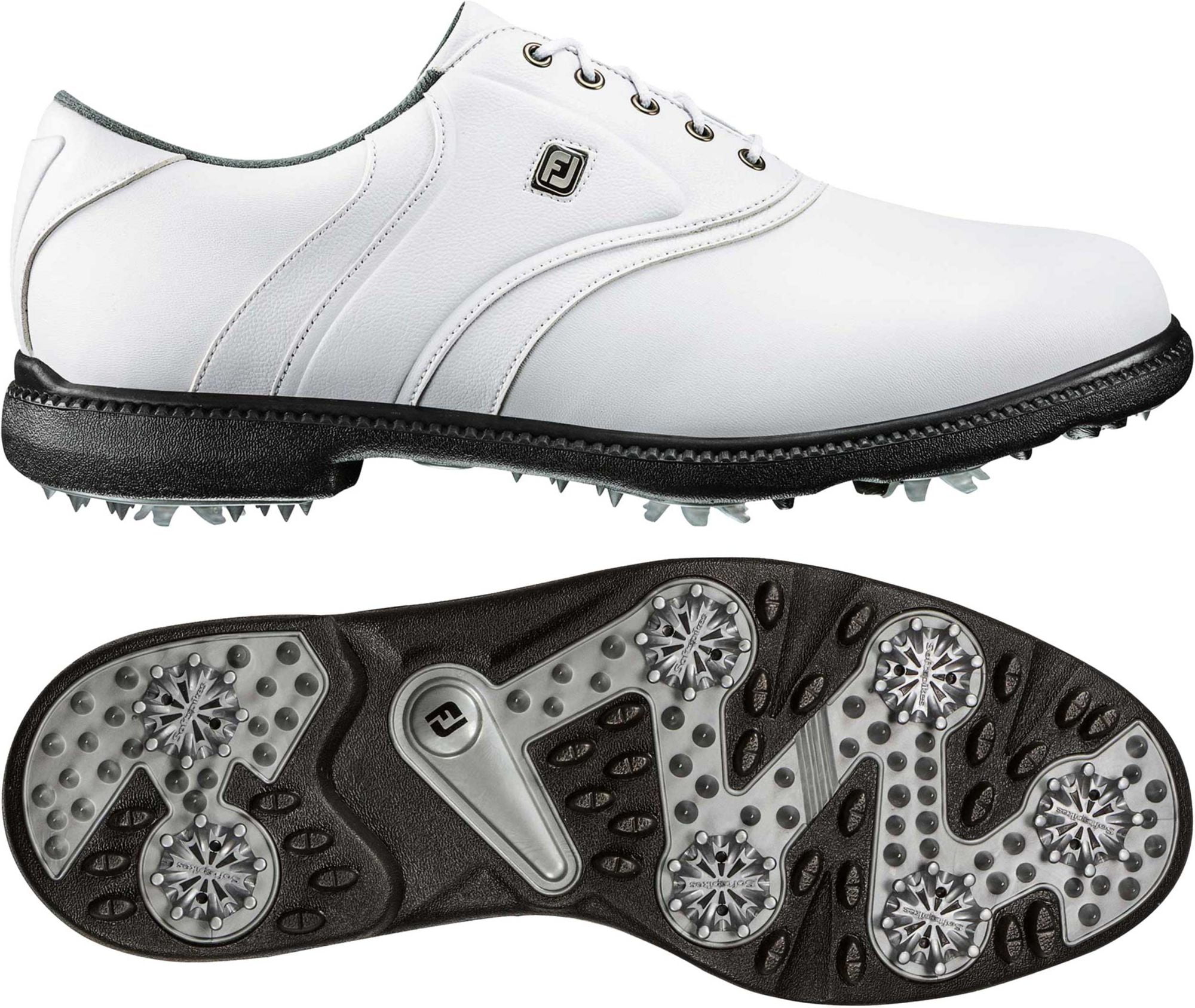 FootJoy FJ Originals Golf Shoes (White/Brown, 10)