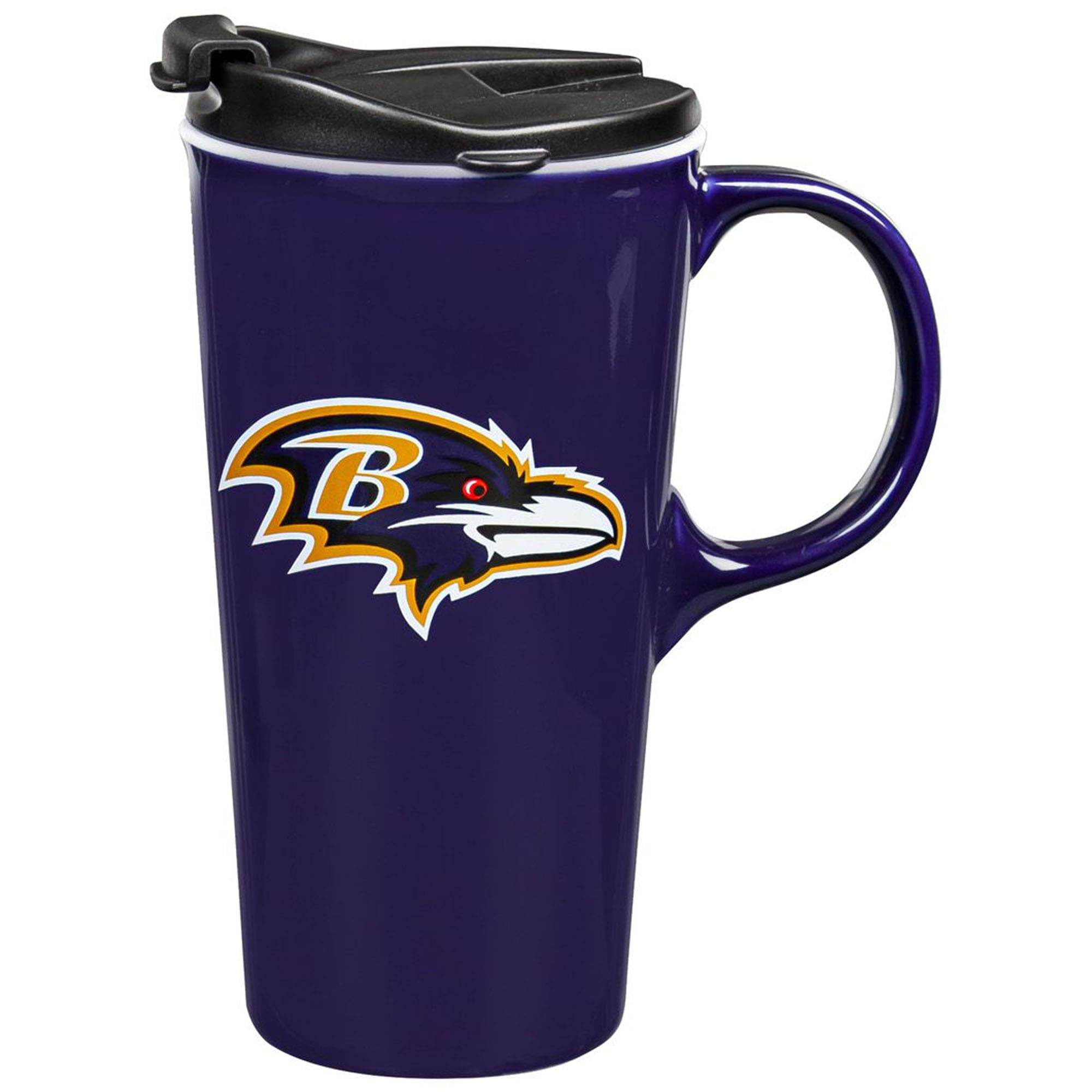 Baltimore Ravens Wood Effect Mug And Coaster Gift Set 