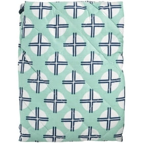 Bacati Noah Tribal Mint Navy Nursing Pillow Cover Fits Perfectly