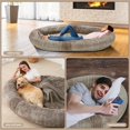 thumbnail image 3 of Large Pet Bed Dog Bed For Humans Size Fits You And Pets, Sleeping Dog Nest, 3 of 4