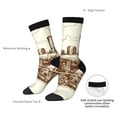 thumbnail image 4 of Pofeuu Train Print Crew Socks, Adult Running Hiking Socks for Youth and Adult, 4 of 6
