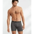 thumbnail image 3 of Polo Ralph Lauren Mens 3-Pack Classic Fit Cotton Boxer Briefs (XL, Black/Grays), 3 of 4
