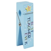 Way To Celebrate Best Teacher Ever Wood Clip