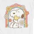 thumbnail image 3 of Peanuts - Retro Flower Rainbow   - Men's Short Sleeve Graphic T-Shirt, 3 of 6