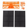 thumbnail image 3 of Wall Mounted Pegboard ABS Multifunctional 15KG Bearing Capacity Tool Organizer System for Parts, 3 of 5