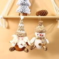 thumbnail image 1 of Adornos de muñeco de nieve de Navidad de Papá Noel, adornos colgantes de muñeco de nieve de tela de Papá Noel, adornos colgantes para árbol de Navidad, fiestas navideñas en interiores y Akmoler, 1 of 9