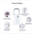 thumbnail image 3 of Humidificador en aerosol Facial hidratante blanco, vaporizador Facial recargable portátil, 2 uds., 3 of 5