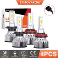 thumbnail image 1 of 4pcs For Kia Soul 2012 2013 H7+H11 LED Headlight High/Low Combo 6000K White Bulb Kit, 1 of 7
