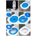 thumbnail image 2 of lionlar Cat Toilet Training System - Blue Plastic Adjustable Toilet Seat for Kitten Cats, 2 of 9