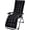 Black, variant on Patio Chaise Lounger Cushion, Rocking Chair Sofa Cushion with 6 Ties, Thick Padded Swing Bench Cushion, Zero Gravity Chair Cushion61x19x3in (Red)