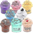 thumbnail image 1 of 8 Pack Butter Slime Kit, Stress Relief Toys For Girl Boys, 1 of 4