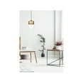 thumbnail image 2 of Living District Ashwell 7 Inch Pendant Clear Shade in Satin Gold, 2 of 10