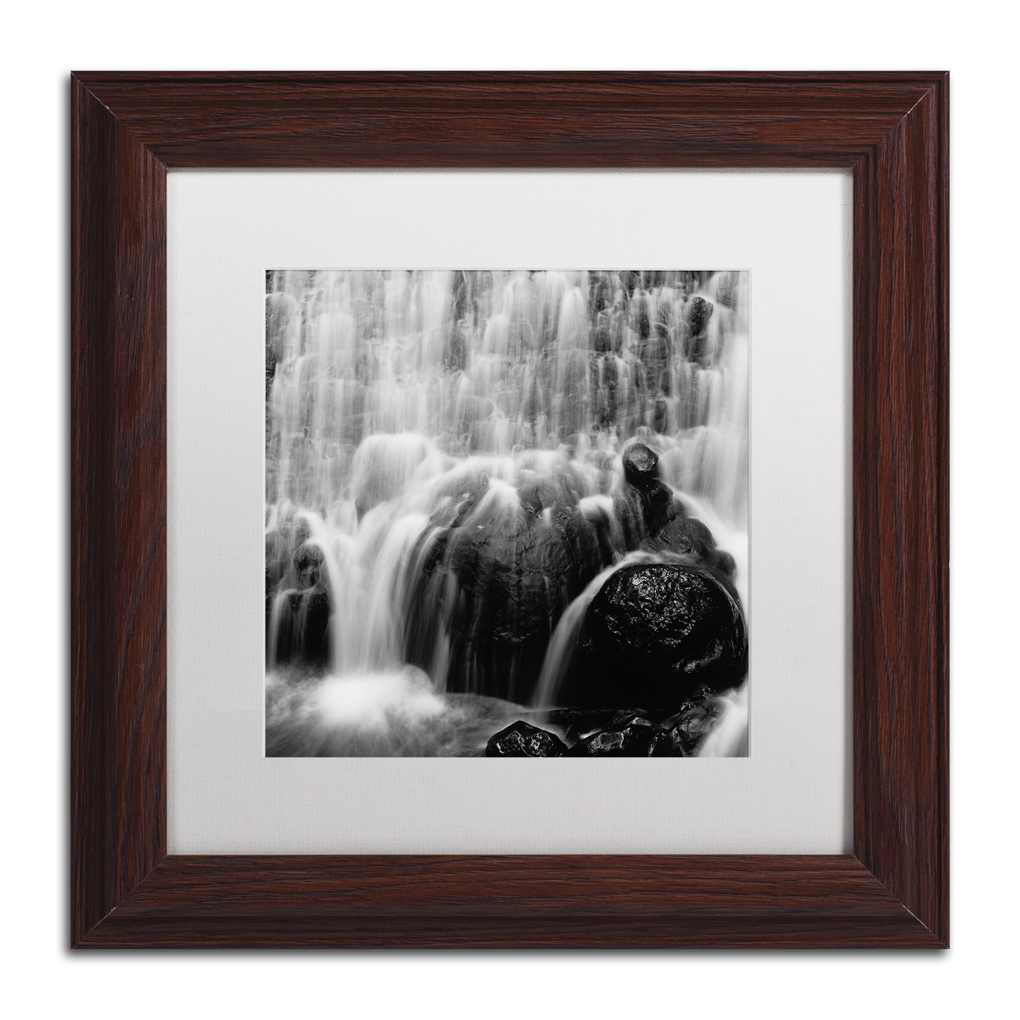Trademark Fine Art "Velo de Novia" Canvas Art by Moises Levy White Matte, Wood Frame
