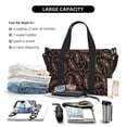 thumbnail image 4 of Travel Duffle Bag Abstract floral Travel Tote Bags Carry on Luggage Waterproof Weekender Bags with Top Handle Adjustable Shoulde Strap for Travel Gym, 4 of 5