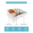 thumbnail image 4 of Twin XL Quilt Bedding Set, Fall Coastal Pumpkins Reversible Summer Quilt 3 Pieces, Vintage Nautical Ocean Beach Waves Lightweight Bedspreads Coverlets with 2 Pillow Shams for All Seasons, 4 of 5
