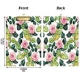 thumbnail image 3 of Wobogo Pink Rose Acrylic A4 Clipboards Gold Clip Stardard Size 9×12.5in Office Decorative for Students Workers, 3 of 10