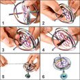 thumbnail image 3 of Norme Gyrograph Toupie Anti-Gravité en Métal Jouet de Balance de Gyrograph Cadeau Éducatif Coloré Ormromra LF-0071, 3 of 5