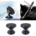 thumbnail image 5 of Magnetic Phone Holder 2 Pack Car Phone Mount with Super Sticky Pad and Strong Magnet, 360° Rotation Universal Car Dashboard Phone Holder Car Mount Cell Phone Cradle for All Smartphones Black, 5 of 5