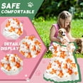 thumbnail image 4 of GASTROPOD Dog Dresses for Small Dogs Girl,Polyester Printed Everyday Dress Dog Dresses,Energetic Design with Flower,Yellow,L, 4 of 6
