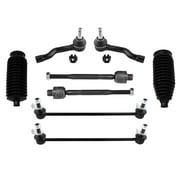 PartsW - 8 Pc Front Outer & Inner Tie Rod Ends, Sway Bar Links, Rack and Pinion Bellow Boots Driver & Passenger Side, Suspension Kit for INFINITI FX35 2003-2006 / INFINITI FX45 2003-2006