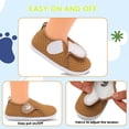 thumbnail image 2 of JOINFREE Baby Boys Girls First Walking Shoes Infant Slip On Sneakers Crib Shoes, 2 of 6