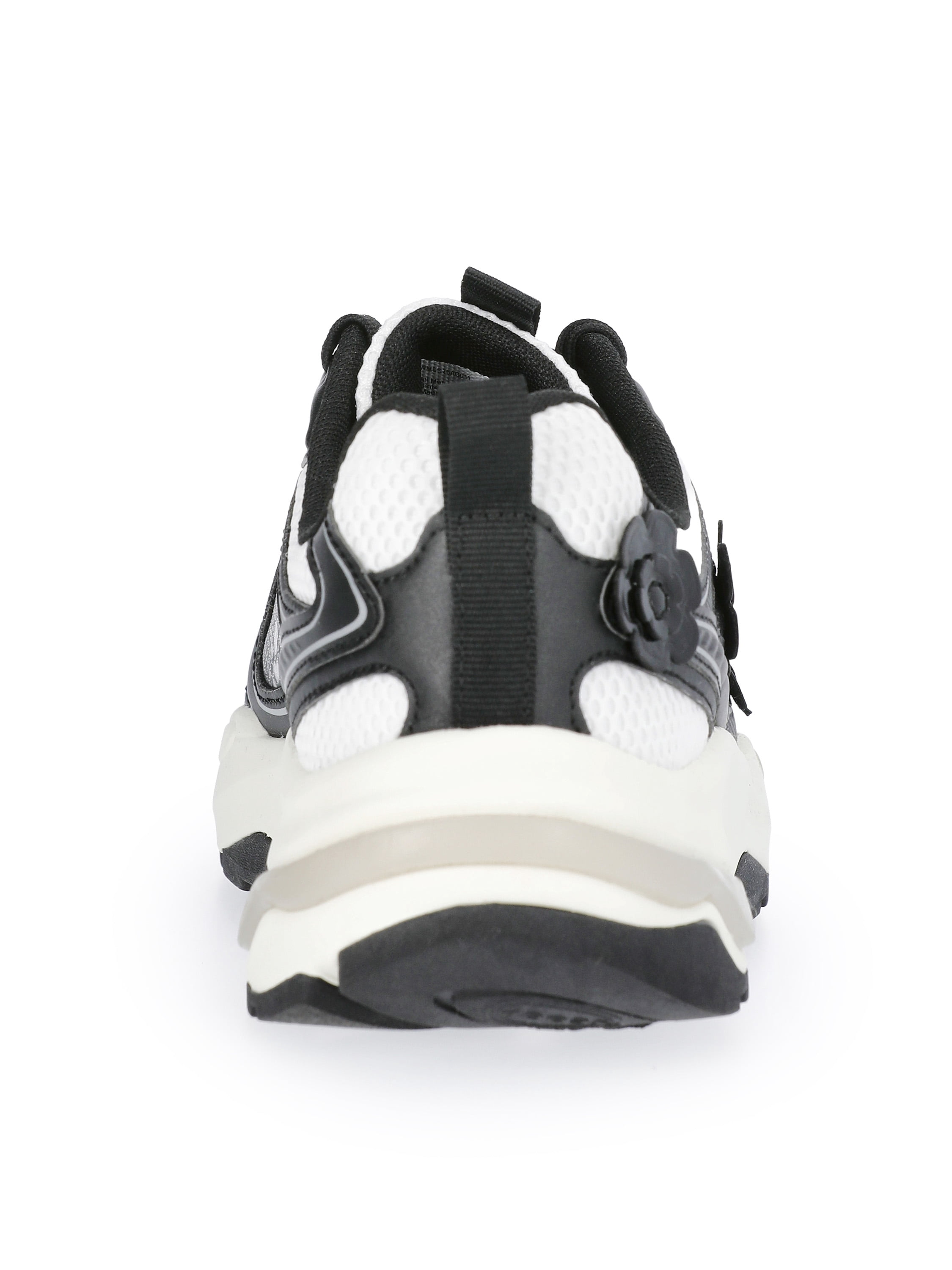 Scoop Women's Sporty Sneakers with Flower Appliques