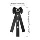 thumbnail image 2 of INSPIRE CHIC Broche de cinta de raso con pedrería para mujeres, 2 of 5