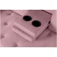 thumbnail image 4 of Sofá Cama de Lino Makora Palo de Rosa Con Portavasos, 4 of 9