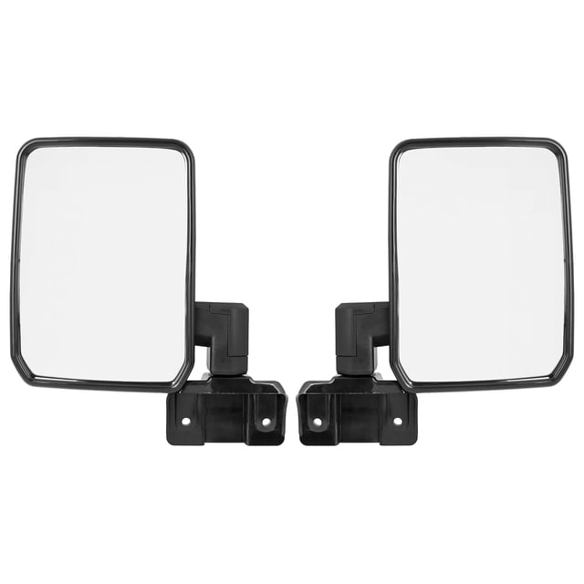 Par de Espejo Retrovisor para Toyota Land Cruiser 70 75 78 Unique Bargains Tono plateado
