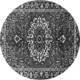 thumbnail image 1 of Ahgly Company Indoor Round Medallion Gray Traditional Area Rugs, 6' Round, 1 of 1