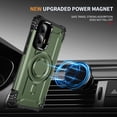 thumbnail image 3 of Dteck Magnetic Case for Motorola Moto G Stylus 5G 2024,Military-Grade Shockproof Silicone +PC Case Built-in Camera Stand Cover for Moto G Stylus 5G 2024,Armygreen, 3 of 8
