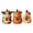 Option-004, variant on Farm Animal Pumpkin Figurines - Fall Figurines for Thanksgiving Table Decor, Fall Shelf Decor & Primitive, Cow Decor for Home Halloween Harvest Indoor Shelf Bookshelf Table Windowsill