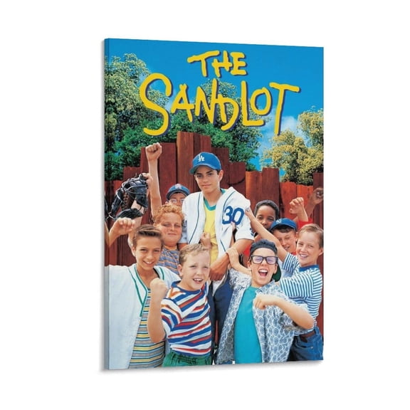The Sandlots Classic Baseball Movie Canvas Wall Art Wall Art Poster Scroll Canvas Painting Picture Living Room Decor Home
