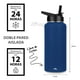 thumbnail image 3 of Termo para Café y Agua Magma Life Acero Inoxidable 32 Oz 950 ml 3 Tapas navy, 3 of 6