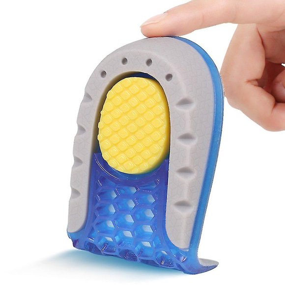 1 Pair Height Increasing Insoles Shock Absorbing Heel Pad Pads Height Lift Shoe Inserts For Men And Women 3 Heights (2.5cm)