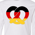 thumbnail image 4 of Inktastic German Flag in Pretzel Shape Long Sleeve Youth T-Shirt, 4 of 5