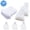 white, variant on Tripumer 100 Pcs 4x6 inch Drawstring Organza Pouches Sheer Mesh Jewelry Candy Bags for Wedding Party Gift Packaging White