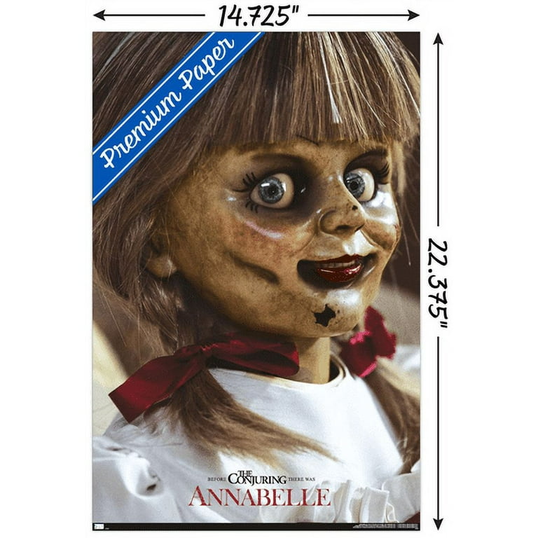 Annabelle Close Up Wall Poster 14.725 x 22.375 Walmart