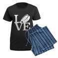 thumbnail image 5 of CafePress - Love Hockey Women's Dark Pajamas - Women's Short Sleeve Print T-Shirt and Pants Dark Cotton Pajama Set, 5 of 7