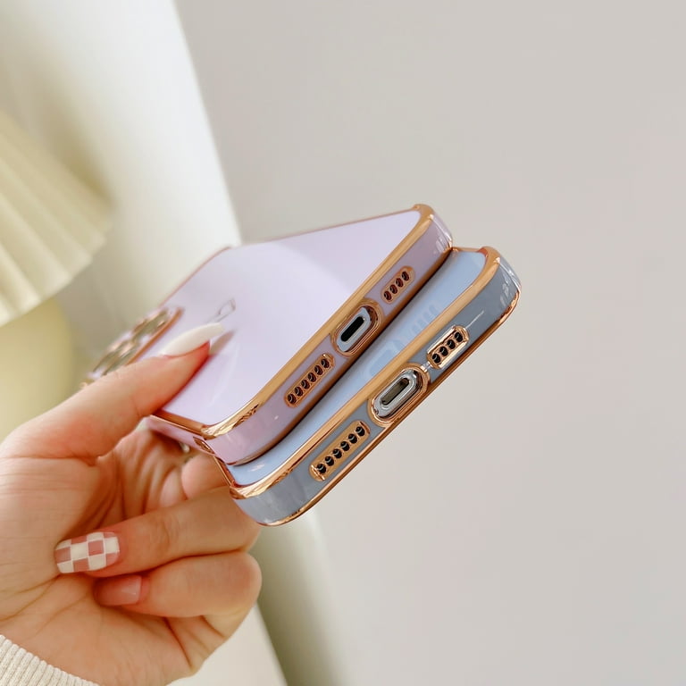 Decase Compatible with iPhone 11 Pro Case,Shiny Plating Rose Gold