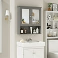 thumbnail image 4 of Walsunny Medicine Bathroom Cabinet with Adjustable Partitions and Inlaid Mirror Door, with a big Shelf for Kitchen, Dining room, 4 of 7