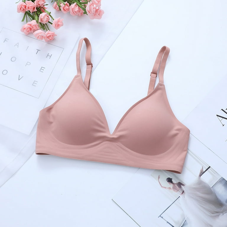  GATXVG Women Sexy Bra 3Pc Wire Free Push Up Underwear  Adjustable Large Size Bralette Daily Comfort Bra Breathable Brassiere My  Orders Sale Clearance Pink : Clothing, Shoes & Jewelry