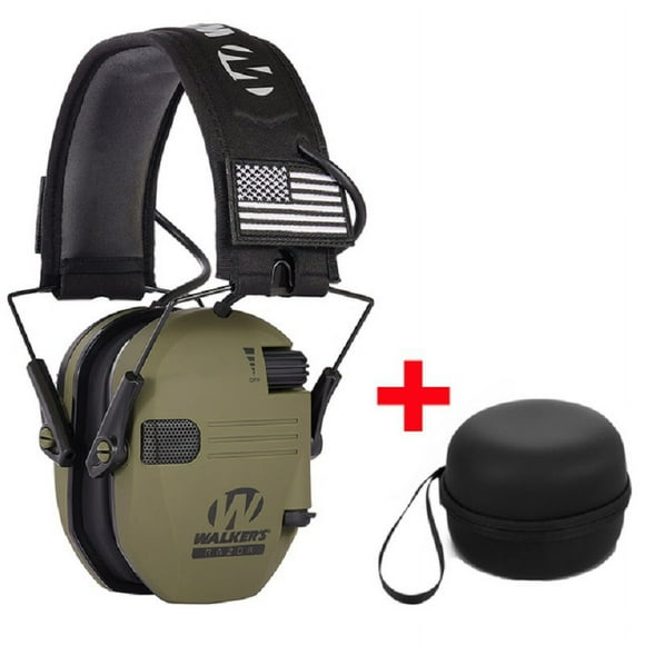 Earmuffs Active Headphones for Shooting Electronic Hearing protection Ear protect Noise Reduction Active Hunting Headphone Hearing Protection Headset Foldable