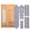 Style E, variant on Bike Stickers for Frame Protection Tape Bicycle Mountain Bike Protective Stickers Set High Impact Frame Guard Extra