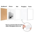 thumbnail image 3 of Americanflat 16x22 Picture Frame with Polished Plexiglass - Set of 2 - Use as 12x18 Frame with Mat or 16x22 Frame Without Mat - Galleria Collection - Gallery Wall Frame Set for Wall Dis, 3 of 8