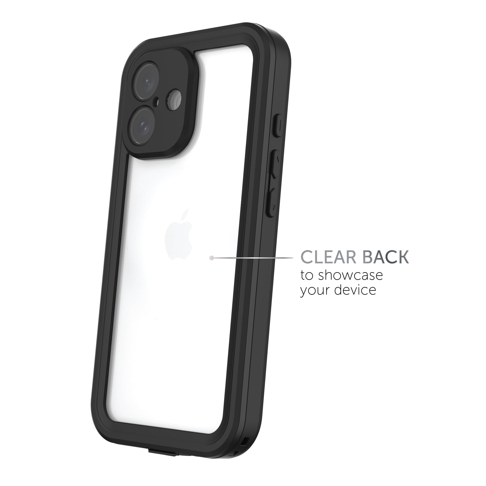 Body Glove Tidal Waterproof Phone Case for iPhone 17 - Black/Clear
